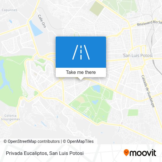 Mapa de Privada Eucaliptos