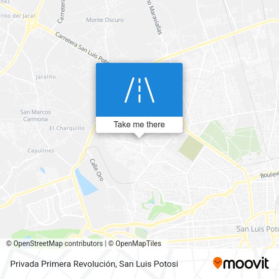 Privada Primera Revolución map