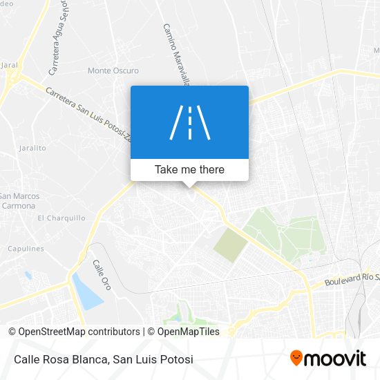 Mapa de Calle Rosa Blanca