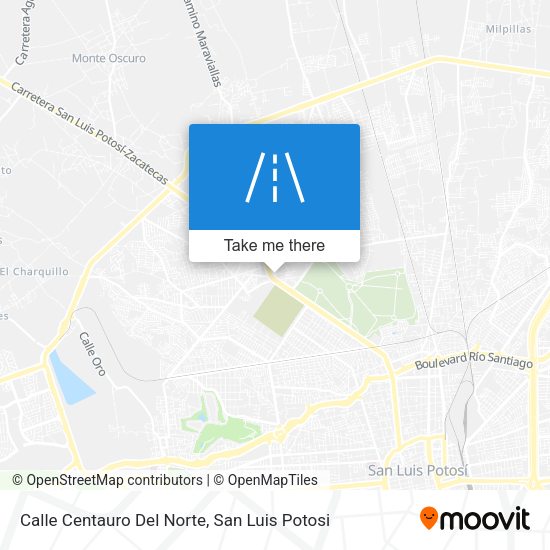 Calle Centauro Del Norte map