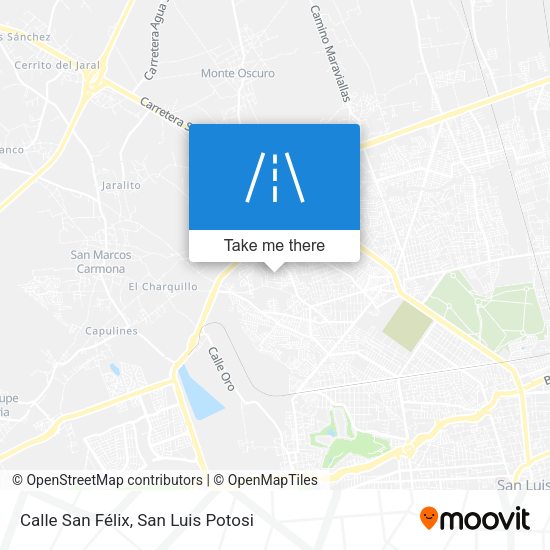 Calle San Félix map