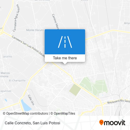 Calle Concreto map