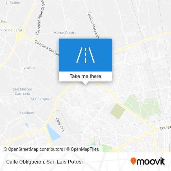 Mapa de Calle Obligación