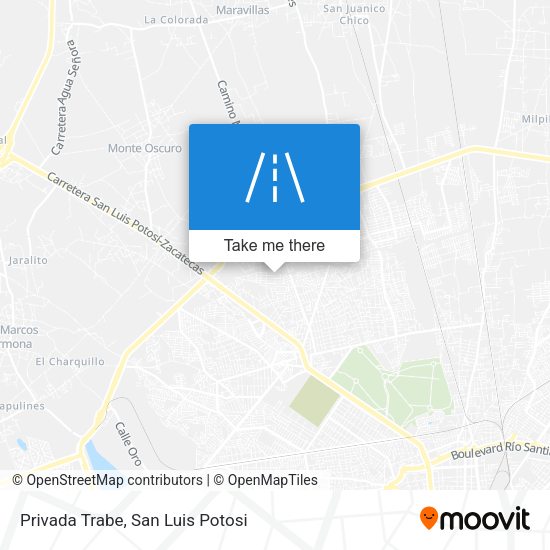 Privada Trabe map