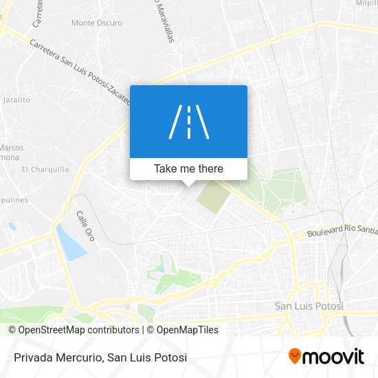 Mapa de Privada Mercurio