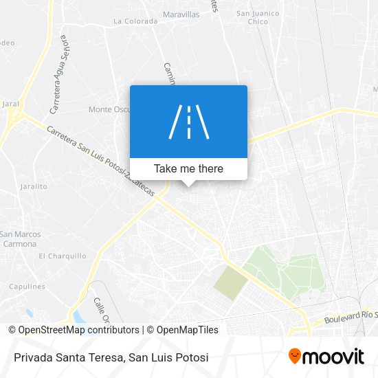 Mapa de Privada Santa Teresa