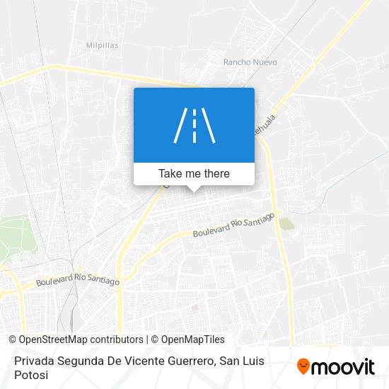 Privada Segunda De Vicente Guerrero map