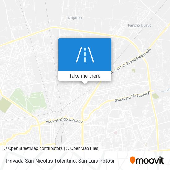 Privada San Nicolás Tolentino map