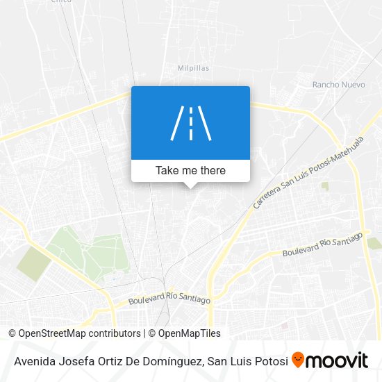 Avenida Josefa Ortiz De Domínguez map