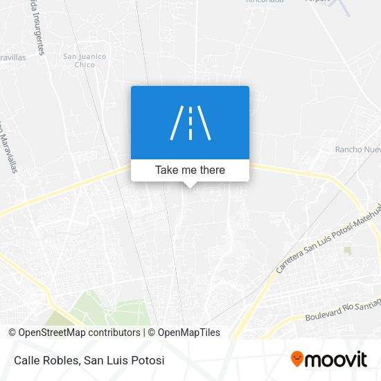 Mapa de Calle Robles