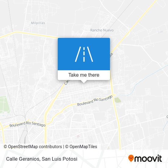 Calle Geranios map