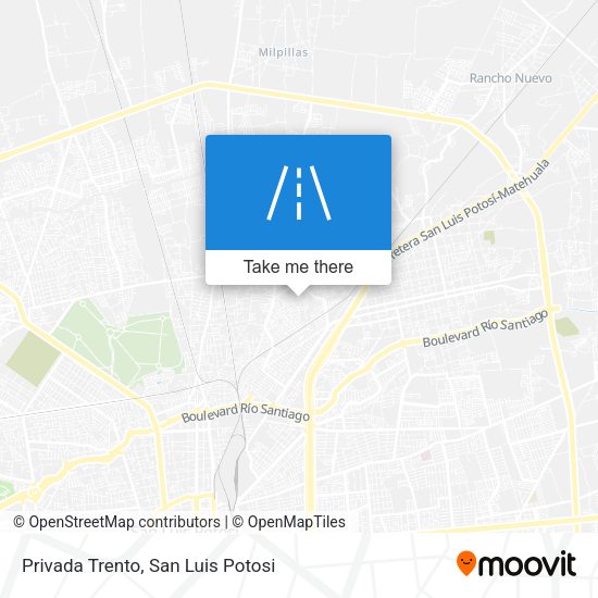 Privada Trento map