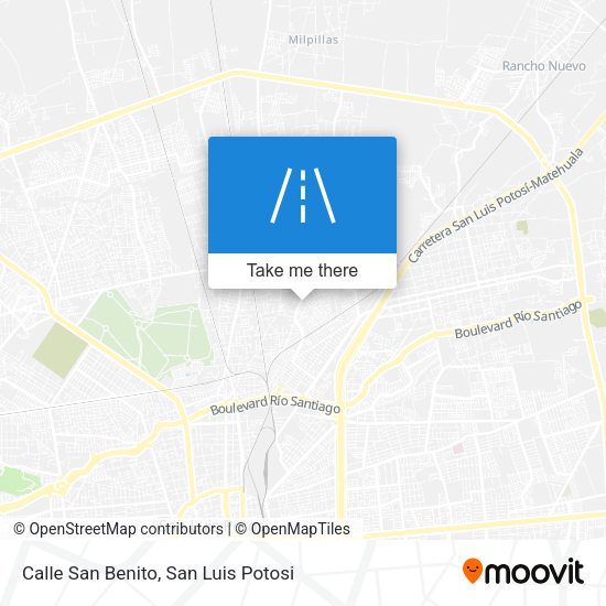 Calle San Benito map