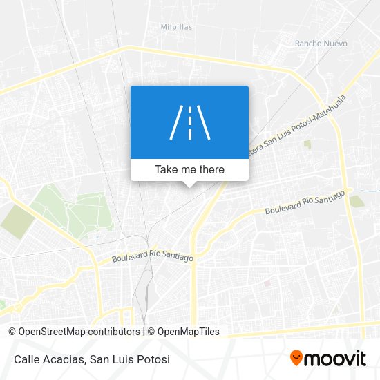 Calle Acacias map
