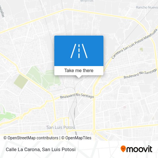 Calle La Carona map