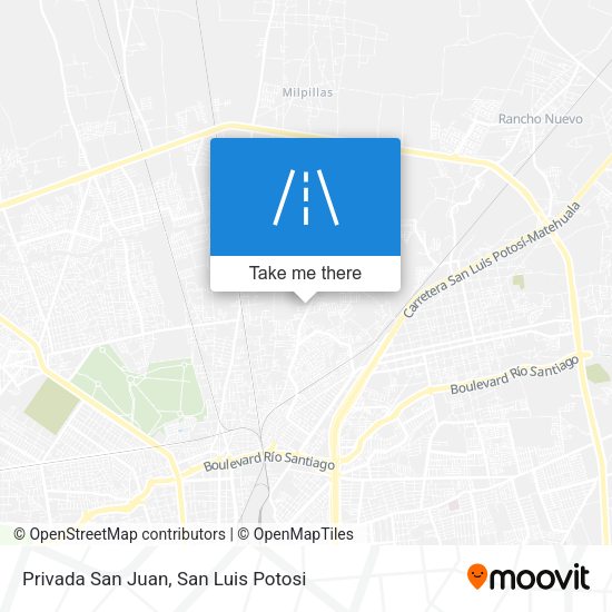 Privada San Juan map