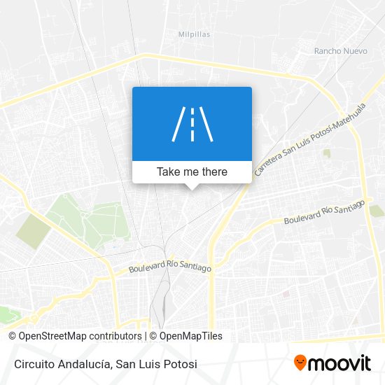 Circuito Andalucía map
