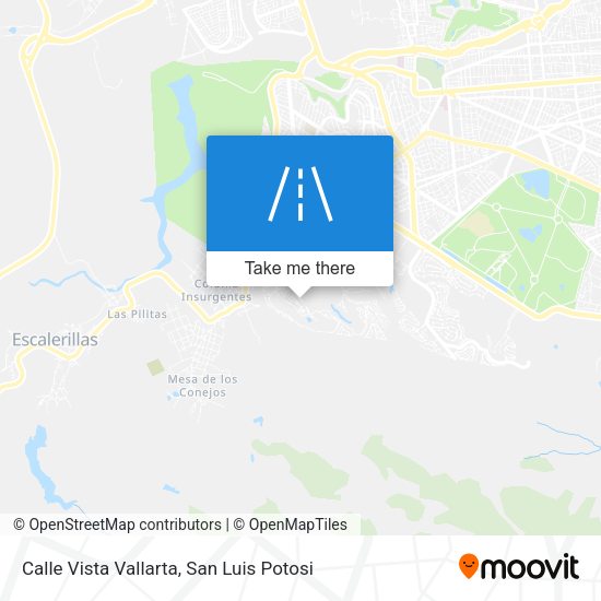 Mapa de Calle Vista Vallarta