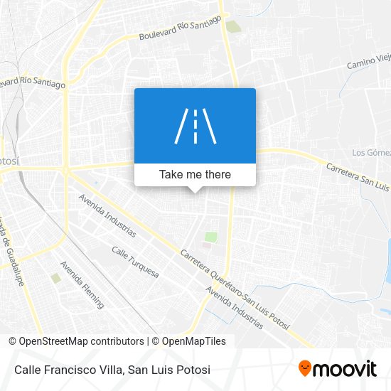 Calle Francisco Villa map