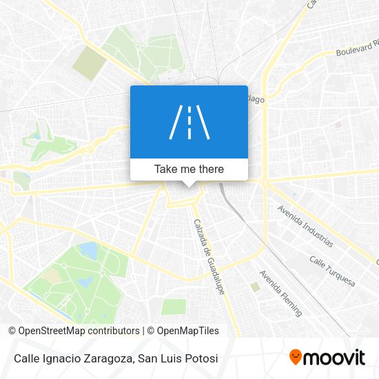 Mapa de Calle Ignacio Zaragoza