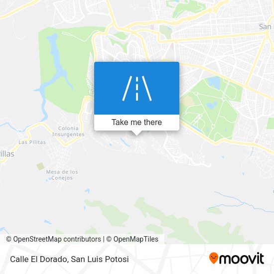 Calle El Dorado map