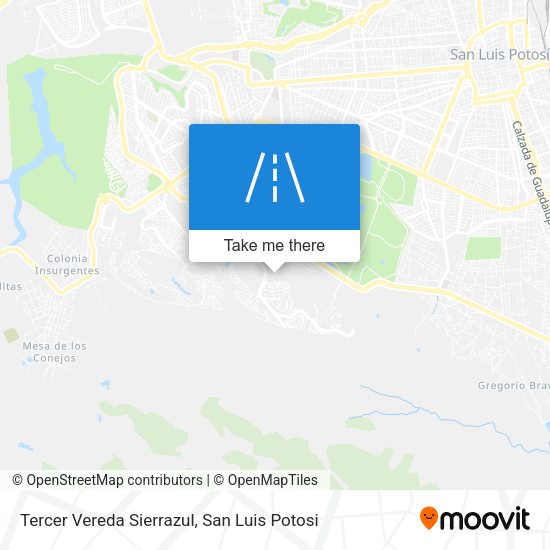 Tercer Vereda Sierrazul map