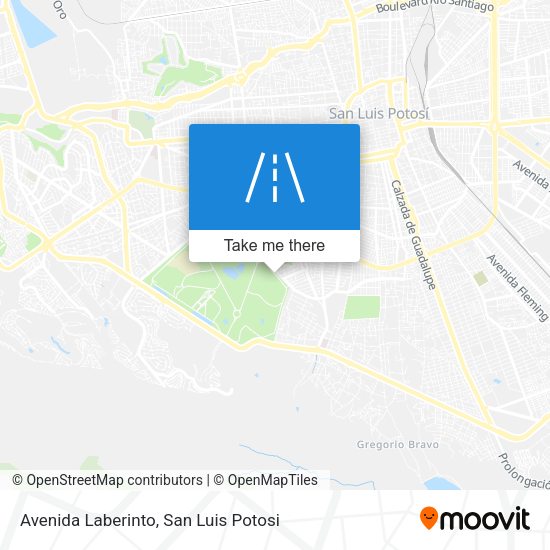 Avenida Laberinto map
