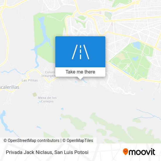 Privada Jack Niclaus map