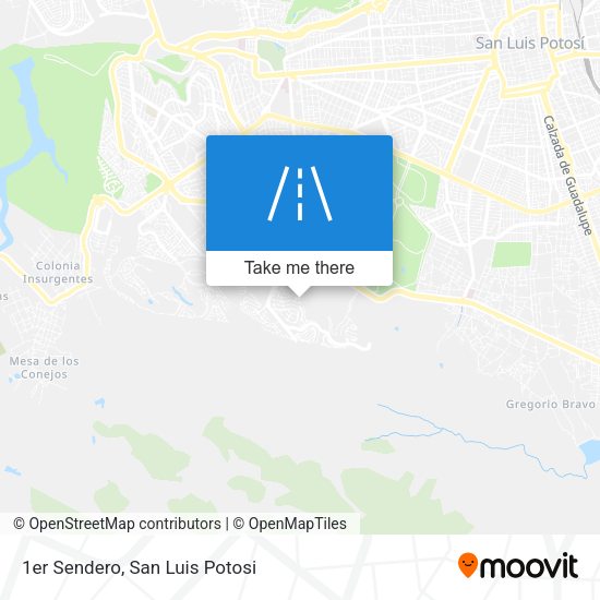 Mapa de 1er Sendero
