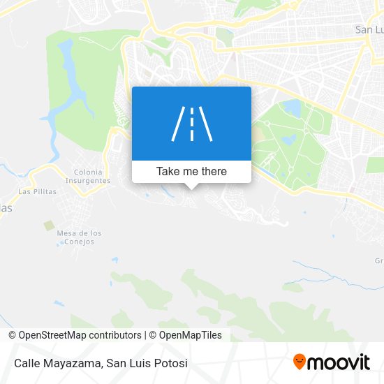 Calle Mayazama map