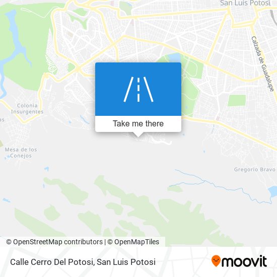 Mapa de Calle Cerro Del Potosi