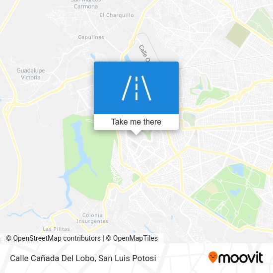 Calle Cañada Del Lobo map
