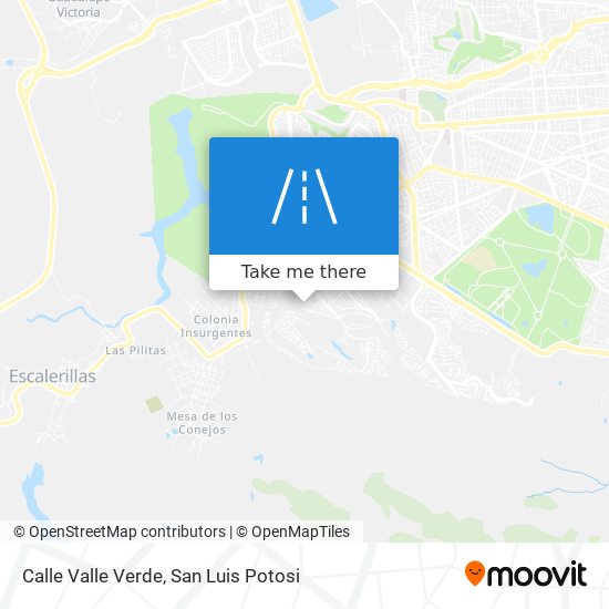 Mapa de Calle Valle Verde