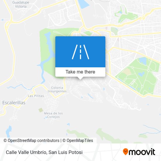 Calle Valle Umbrío map