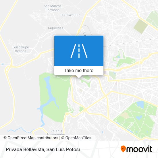 Privada Bellavista map