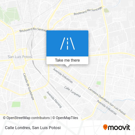 Calle Londres map