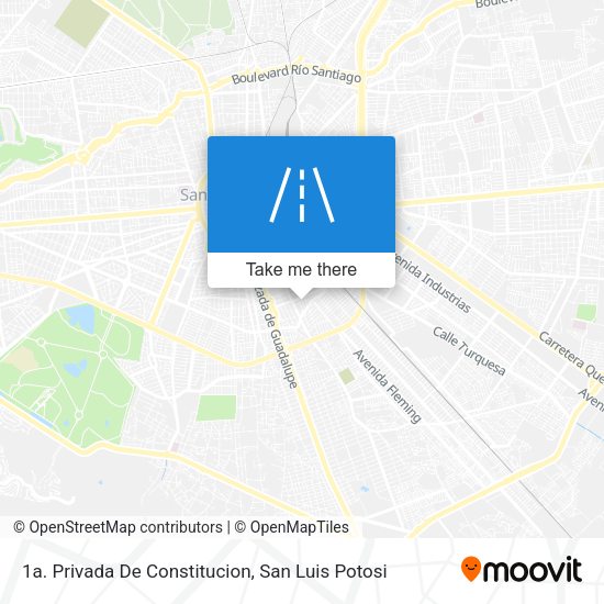 Mapa de 1a. Privada De Constitucion