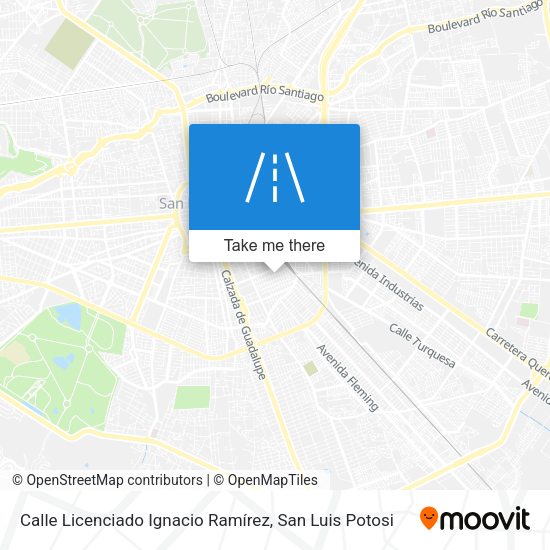 Calle Licenciado Ignacio Ramírez map