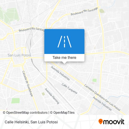 Mapa de Calle Helsinki