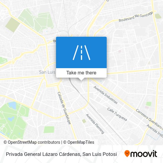 Privada General Lázaro Cárdenas map