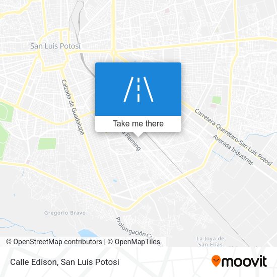 Calle Edison map