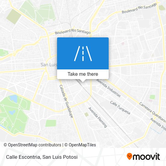 Calle Escontria map