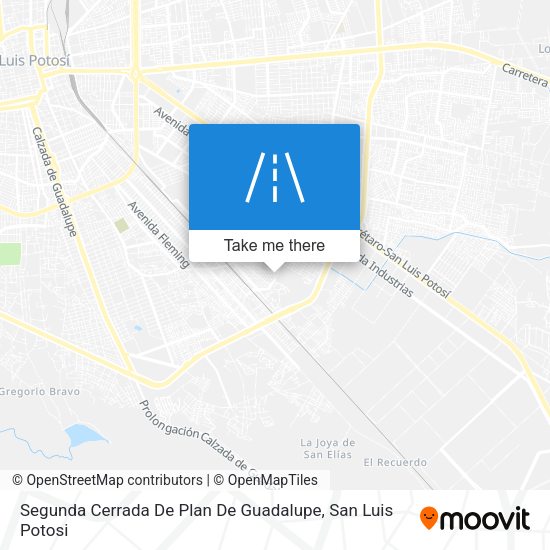 Segunda Cerrada De Plan De Guadalupe map
