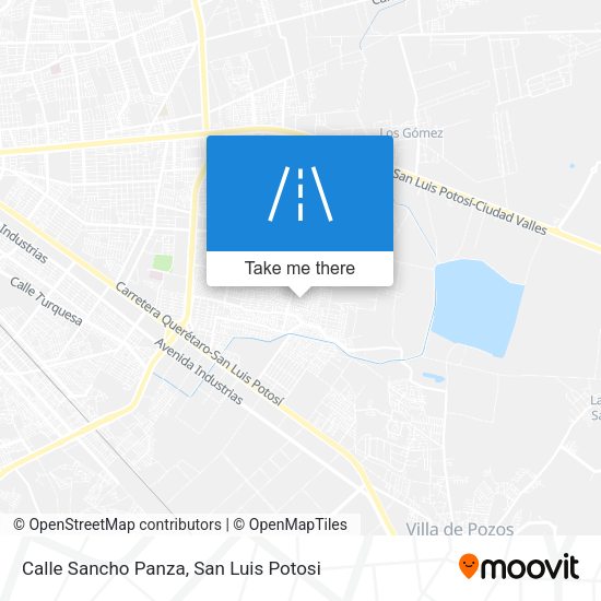 Calle Sancho Panza map