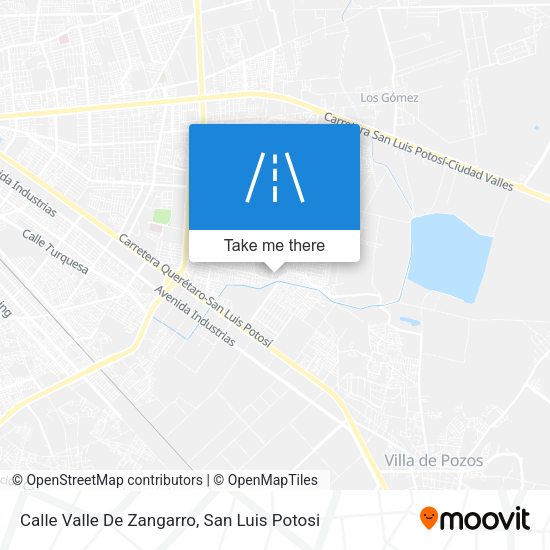 Calle Valle De Zangarro map
