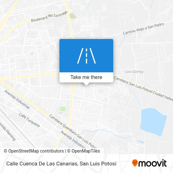 Mapa de Calle Cuenca De Las Canarias