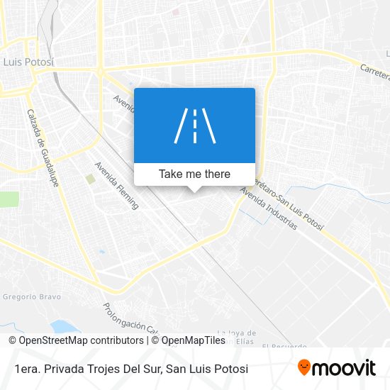 Mapa de 1era. Privada Trojes Del Sur