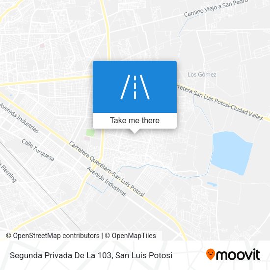 Mapa de Segunda Privada De La 103