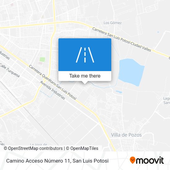 Camino Acceso Número 11 map