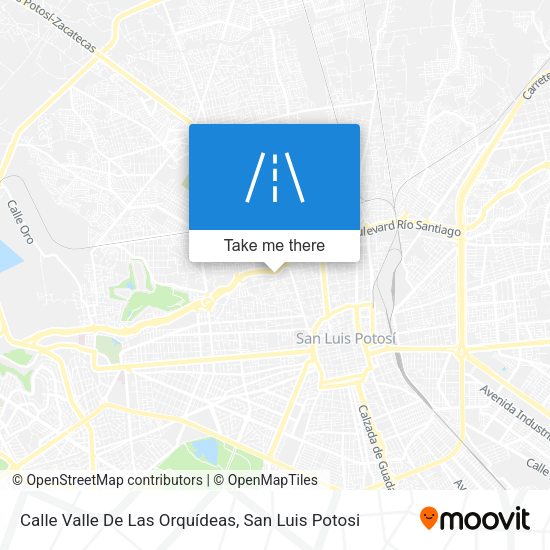 Mapa de Calle Valle De Las Orquídeas